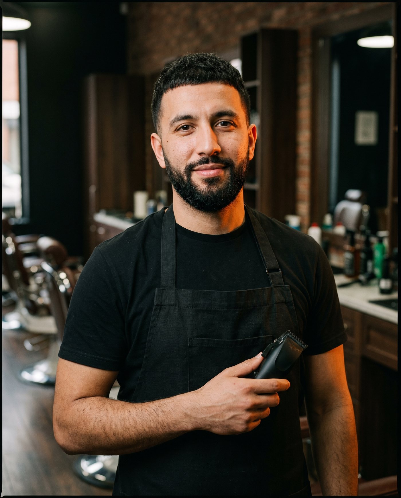 Placeholder portrait for Moe's barber profile